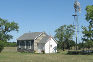 Yost One Room School House and Cottage, 1144 Road GH in Red Cloud
